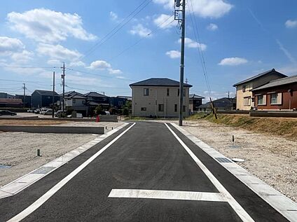 現地前面道路