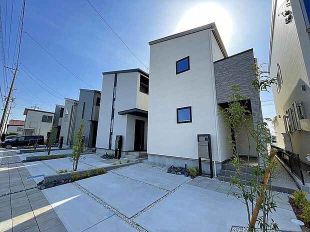 【I期街並み。】インテリアコーディネーターが監修した調和がとれた街並みです。