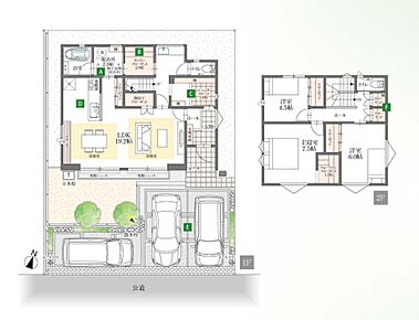 主寝室にはゆとりあるウォークインクローゼットを設置。衣類はもちろん、季節物やスーツケースまですっきり収納できます。さらに家族みんなで使えるファミリークローゼットを備え、洗濯から収納までの動線もスムーズ。玄関にはシューズクロークを設け、靴やベビーカー、アウトドア用品もきれいに整理できます。豊富な収納が、毎日の暮らしにゆとりを生み出す住まいです。 