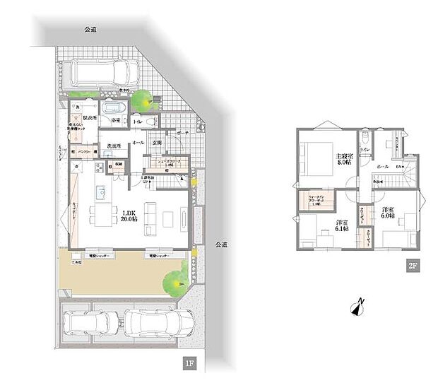 [No.12]
～水周り動線が良く、家事効率をUPさせてくれる家～