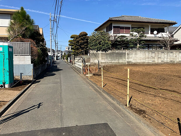 販売現地写真(2026年4月撮影) 建築前です