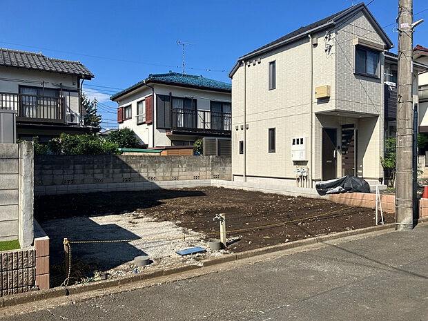 販売現地写真(2026年8月撮影) 建築前です