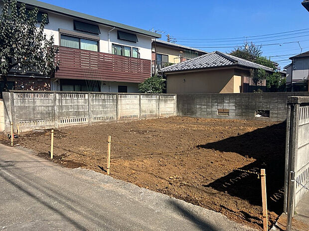 販売現地写真(2026年10月撮影) 建築工事前です