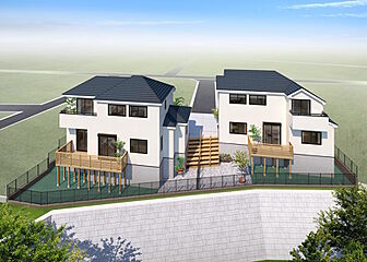 帰りたくなる家　宮前区南野川／新築２棟 外観