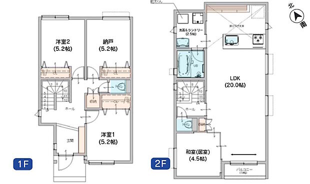 【3SLDK】※土地面積108.08m2のうち、階段車庫部分約22.7m2含む