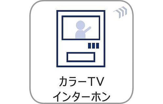【【モニター付きインターホン】】「見える安心」をカタチにしました。誰が来てもわかる様にモニター付きインターホンを設置。家事導線を考慮した個所に設置し、防犯性と利便性に優れ快適と安らぎを合わせた優しい設計。