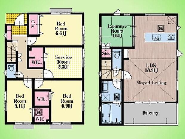 【5LDK】■勾配天井■ウォークインクローゼット