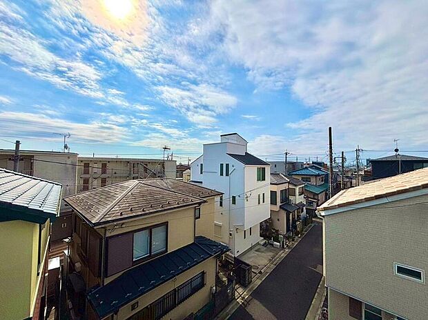 【住戸からの眺望写真】陽当りを遮る高い建物がなく閑静な住宅街です!現地にて、陽当りや環境をご確認くださいませ♪