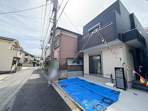 【1号棟【前面道路4.6ｍ】】車の通行が少ないので、静かな住環境を維持することができます。