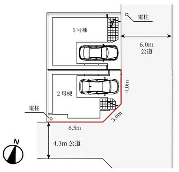 【【区画図】】是非とも現地をご確認ください。