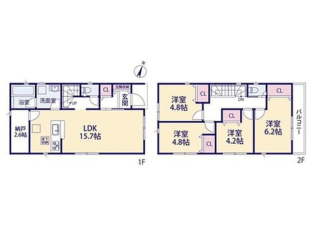 (4号棟)、価格3190万円、4LDK、土地面積100.01m2、建物面積91.92m2

