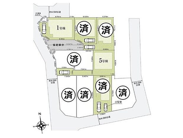 南向きで明るい陽光が差し込む2LDK平屋。閑静な住宅地に位置し、カースペース1台分を備えています。