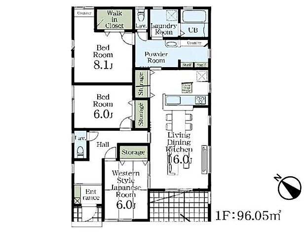 (2号棟)、価格3980万円、3LDK、土地面積228.26m2、建物面積96.05m2