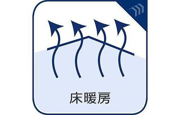 床暖房を設けられたリビングには、陽射しとともに、少しづつ装いを変える街の景観を眺めながら寛ぎの時間をお楽しみ頂けます。空気を汚さずに、優しく室内を快適な温度に保ちます。