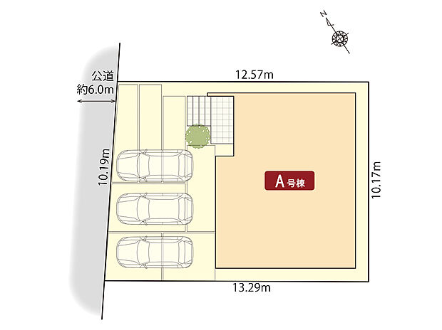 長久手市上川原の家2期 区画図