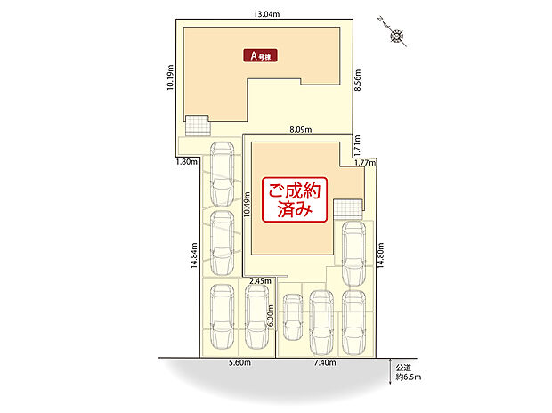 守山区中志段味の家 区画図