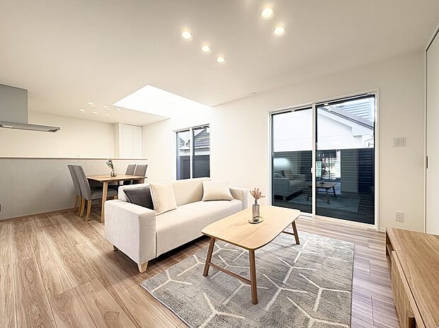 リビング　A号棟現地写真