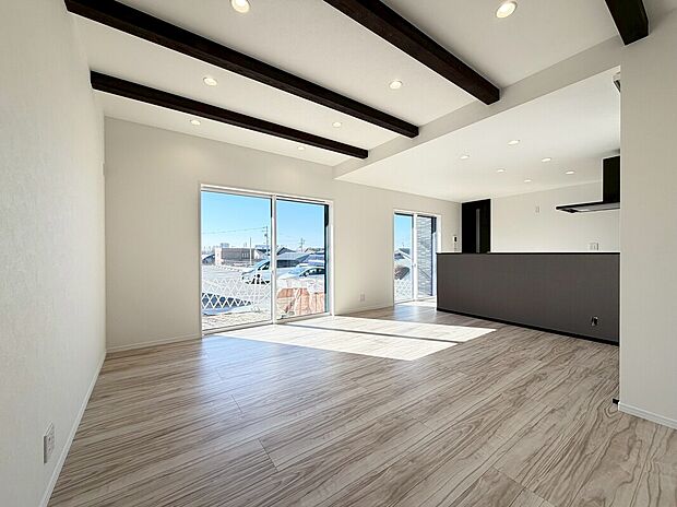 リビング　D号棟現地写真