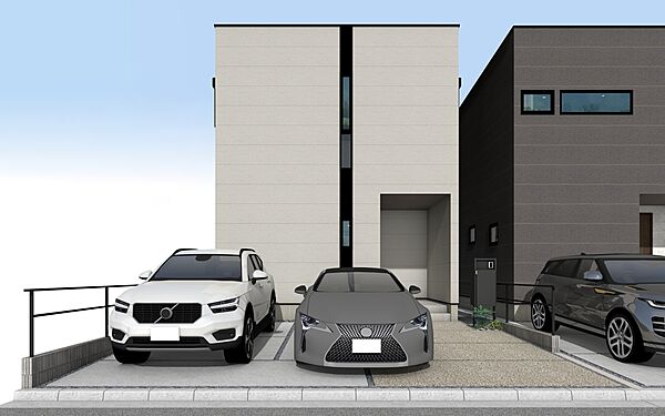 注文住宅から生まれたこだわりの住まい。アクセントのある外観、洗練されたデザイン。構造計算による耐震等級3という、最高レベルで大切な家族を守る家です。

