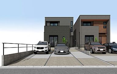 アールギャラリー中川区二女子町の家 外観