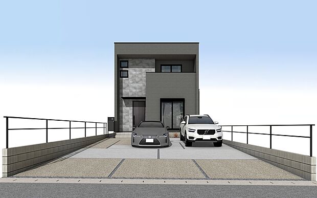 外観パース
6台駐車可！(車種による)