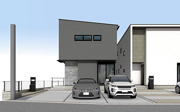 知多信濃川東部区画整理2期　外観パース

未完成物件のため、モデルハウスへのご案内も致します！
お気軽に「0120-689-051」へご連絡下さい。