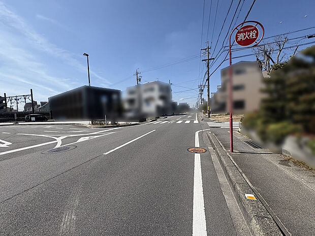 道路写真　南西側9.9ｍ
■2026年3月撮影
