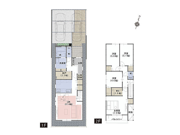 間取図 A号棟