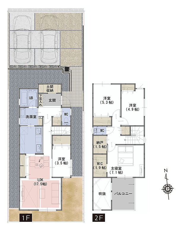 間取り　A号棟