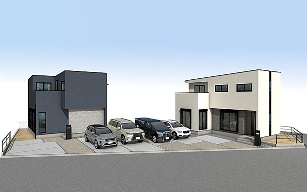 守山区上志段味9期　外観パース

未完成物件のため、モデルハウスへのご案内も致します！
お気軽に「0120-776-133」へご連絡下さい。