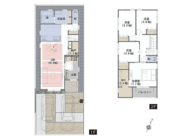 【4LDK+S】■廊下収納は玄関から近いのでコートや帽子などの収納に便利
■洗面所に豊富な収納。タオルや洗剤、着替えも充分に収納可能
■キッチン横の収納は調理器具や食材がストックできる収納完備