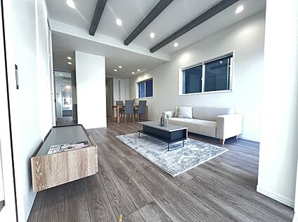 リビング　A号棟現地写真