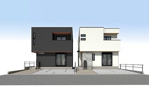 【外観パース】■未完成物件の為、モデルハウスへのご案内も致します。
お気軽に「0120-928-571」までお問合せ下さい！