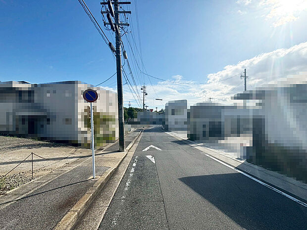 【北東側前面道路】2025年9月撮影