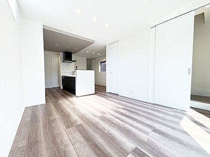 リビング　現地写真