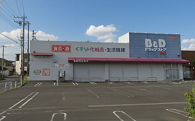 B&Dドラッグストア宮町店（約940m）