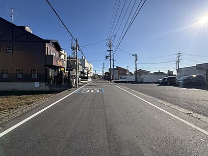 前面道路(2026年1月撮影)