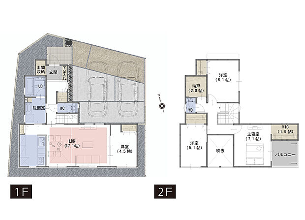 【4LDK+S】■リビングを見渡せる対面式キッチンだからお子様がいても安心
■廊下収納は玄関から近いのでコートや帽子などの収納に便利
■家事がはかどる食器洗い乾燥機付き
