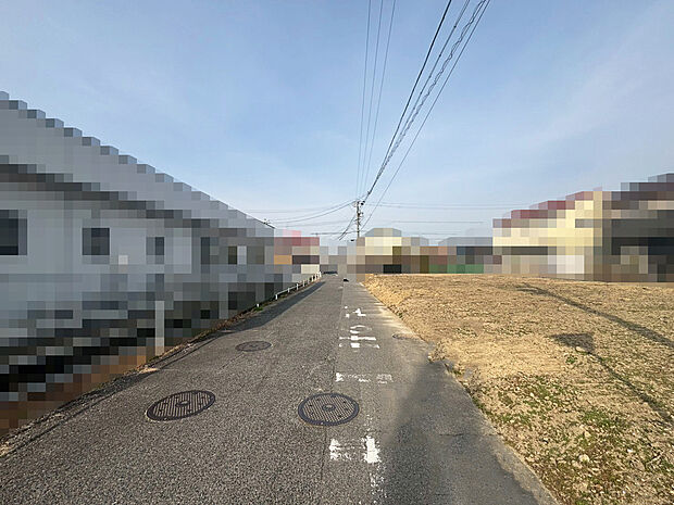【前面道路（2026年1月）撮影】南西側公道幅員7.0ｍ