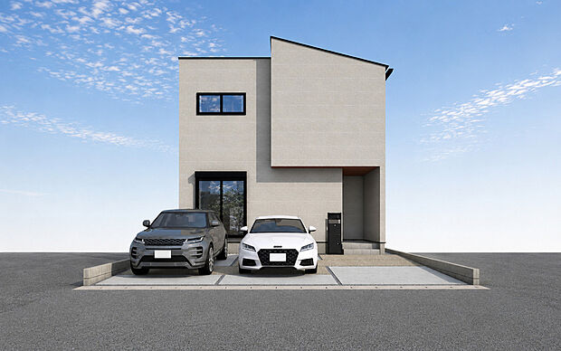 【外観パース】■未完成物件の為、モデルハウスへのご案内も致します。お気軽にお問合せ下さいませ。