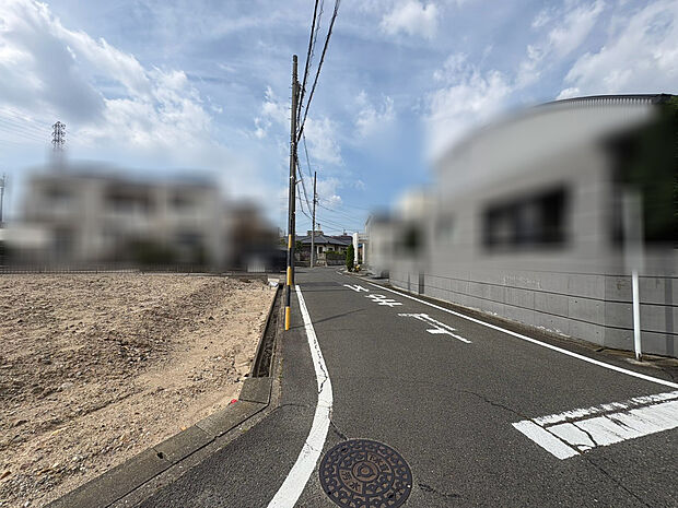 【前面道路(2026年7月)撮影】東側公道幅員約6.0m