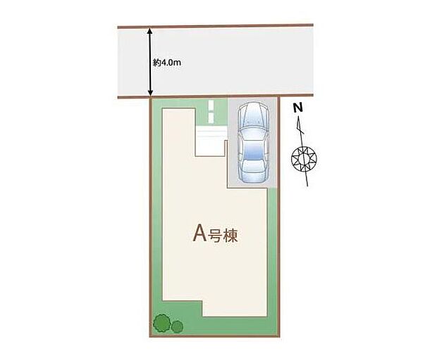 ≪全体区画図≫
つくばエクスプレス「八潮」駅までバス23分「戸ヶ崎三丁目」停歩4分！周辺にコンビニやスーパーなどお買物施設が充実しており便利です♪
