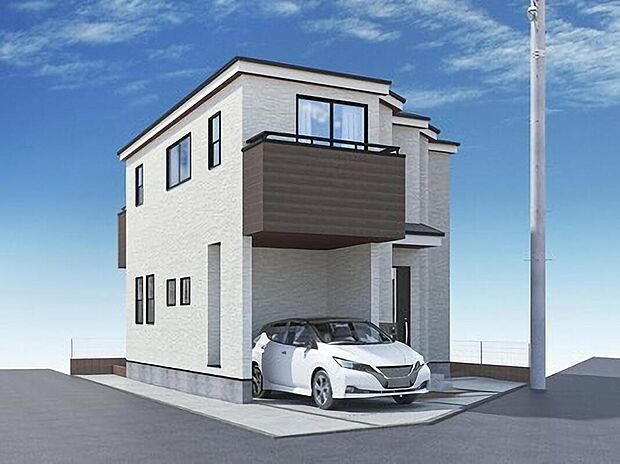 ≪現地ご案内は便利なネット予約も可能です！お気軽にお問い合わせください♪≫１号棟完成予想図☆※掲載の完成予想図は図面を基に描き起こしたもので、実際とは多少異なる場合がございます。