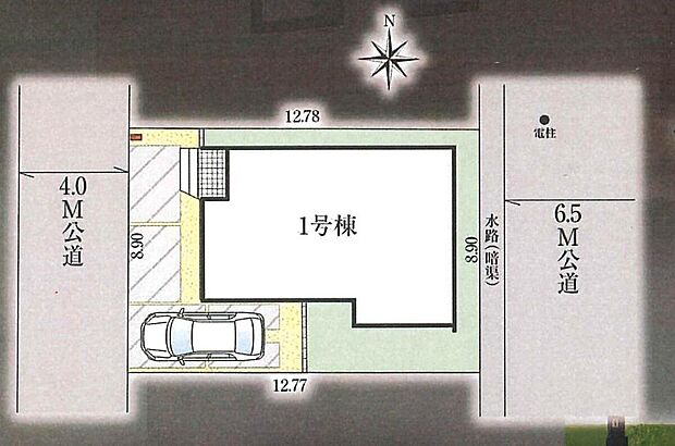 ≪全体区画図≫
駐車スペース完備☆
病院や商業施設が徒歩5分圏内の好立地です♪
立鷹野小学校も徒歩5分でお子様の登下校も安心！