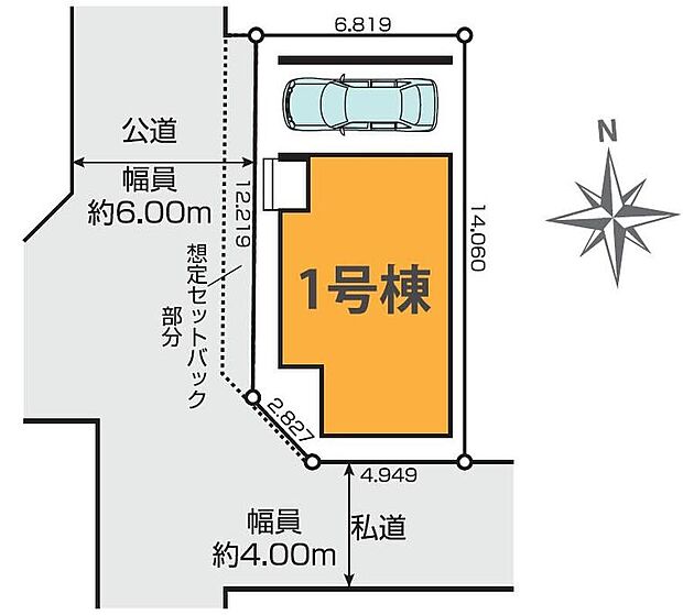 【全体区画図】東京メトロ千代田線「北綾瀬」駅まで徒歩18分♪
つくばエクスプレス「六町」駅まで徒歩20分♪