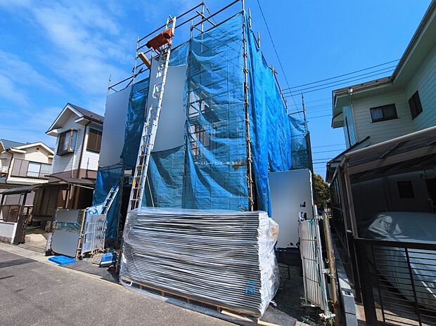 【現地外観写真】上棟時撮影