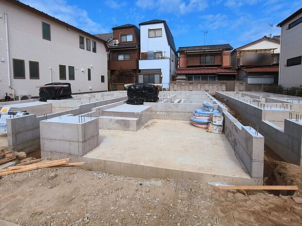 【現地外観写真】建築過程の現場写真