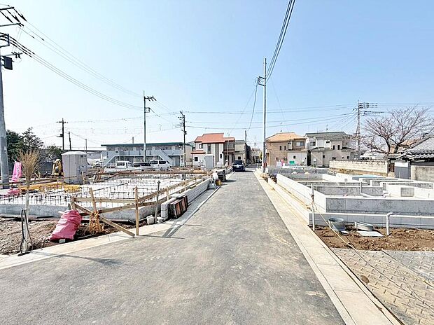 【前面道路含む現地写真】≪見学予約ができます！≫