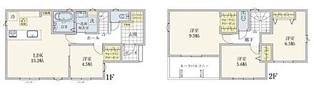 広々15帖のLDK！対面キッチンからはLDK全体を見渡せます♪キッチンは家事を手助けする食洗機付き♪SICや2つのWICなど充実の収納でお部屋をスッキリとご使用頂けます♪ 