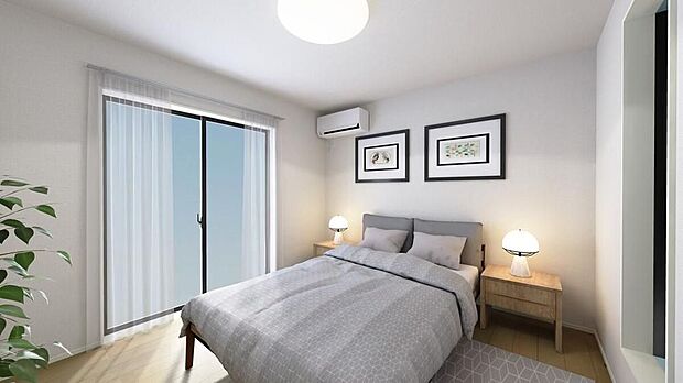 【完成予想図(内観)】≪Room≫収納も完備しているので、お部屋は美しい空間を保てますね!※掲載の完成予想図は図面を基に描き起こしたもので、実際とは多少異なる場合がございます。